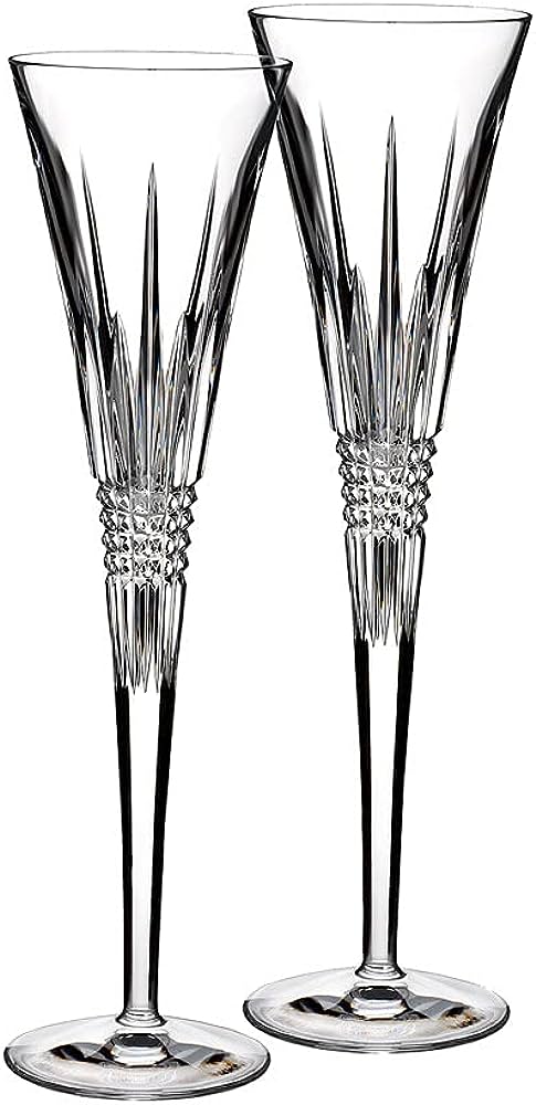 Waterford Lismore Diamond Toasting Flutes - Pair (1058234)