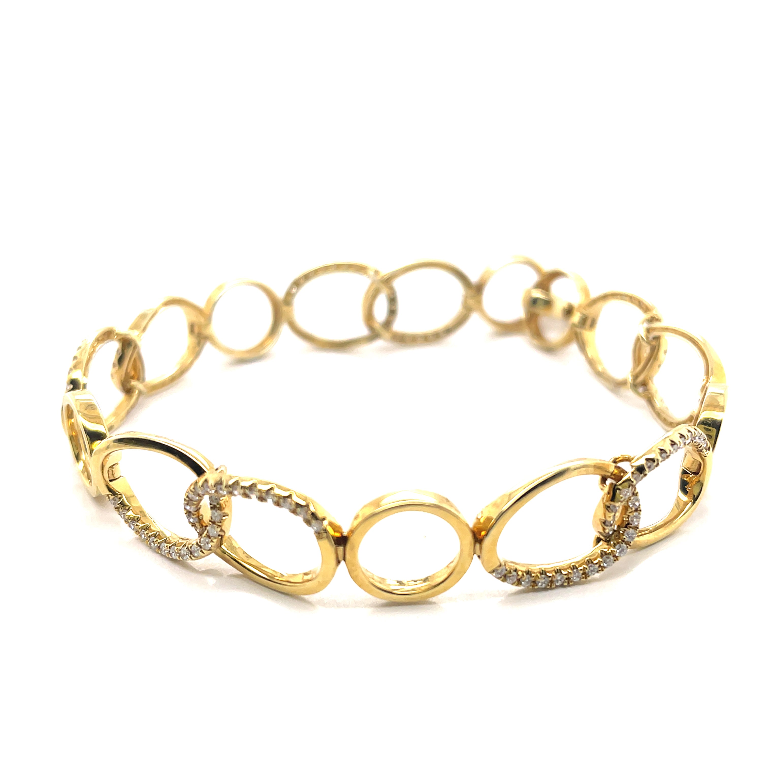 Diamond Open Link Bracelet