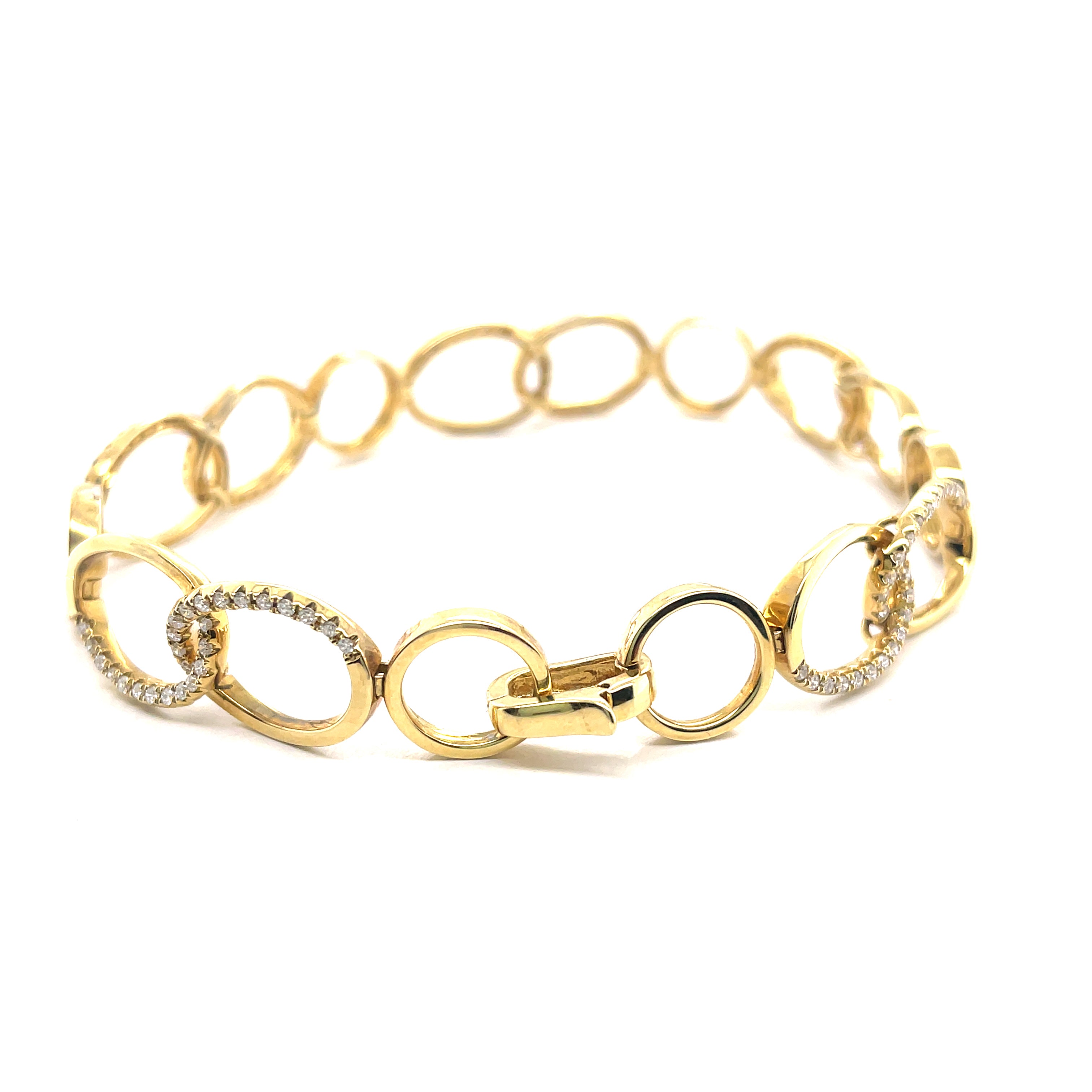 Diamond Open Link Bracelet