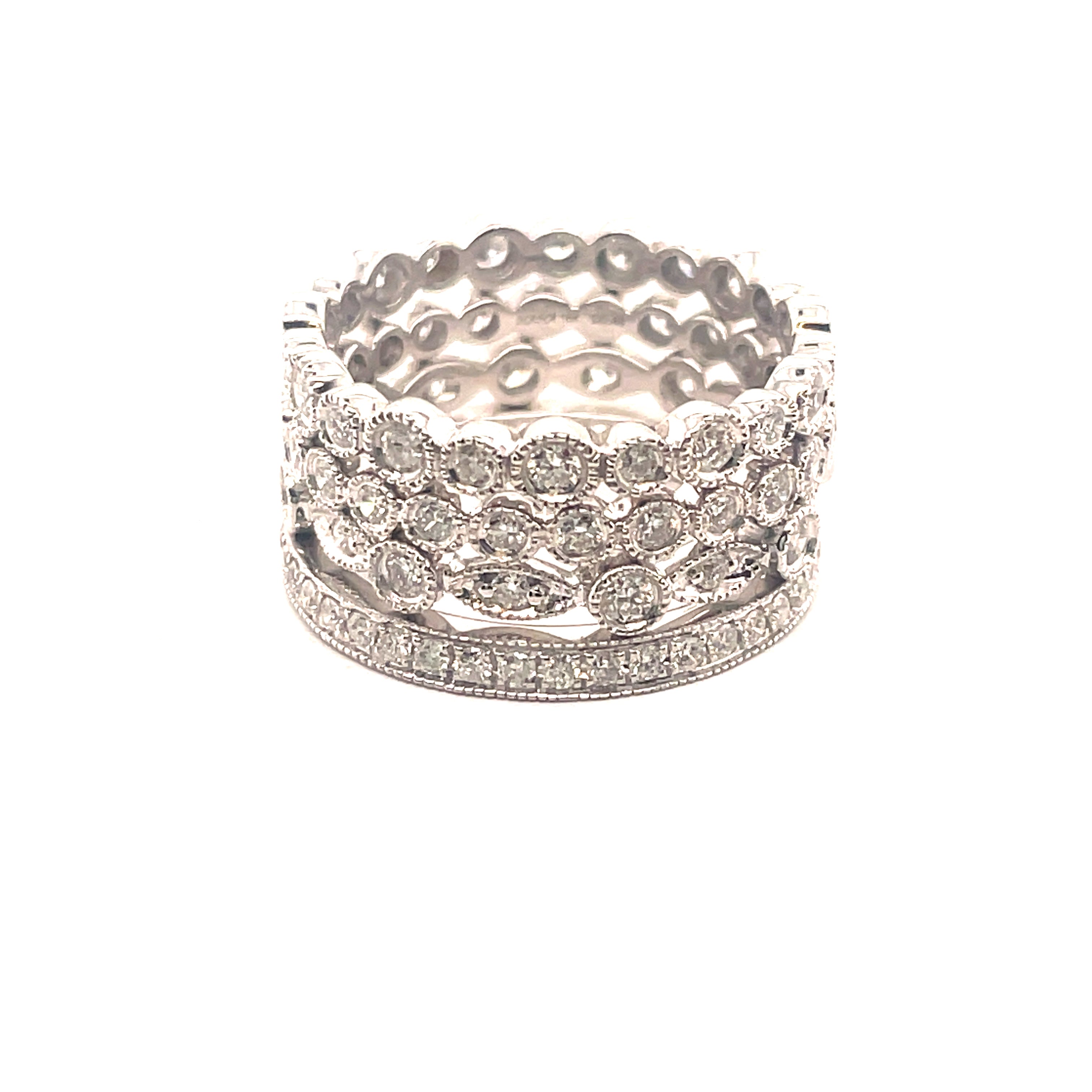 Diamond Band Stacking Set