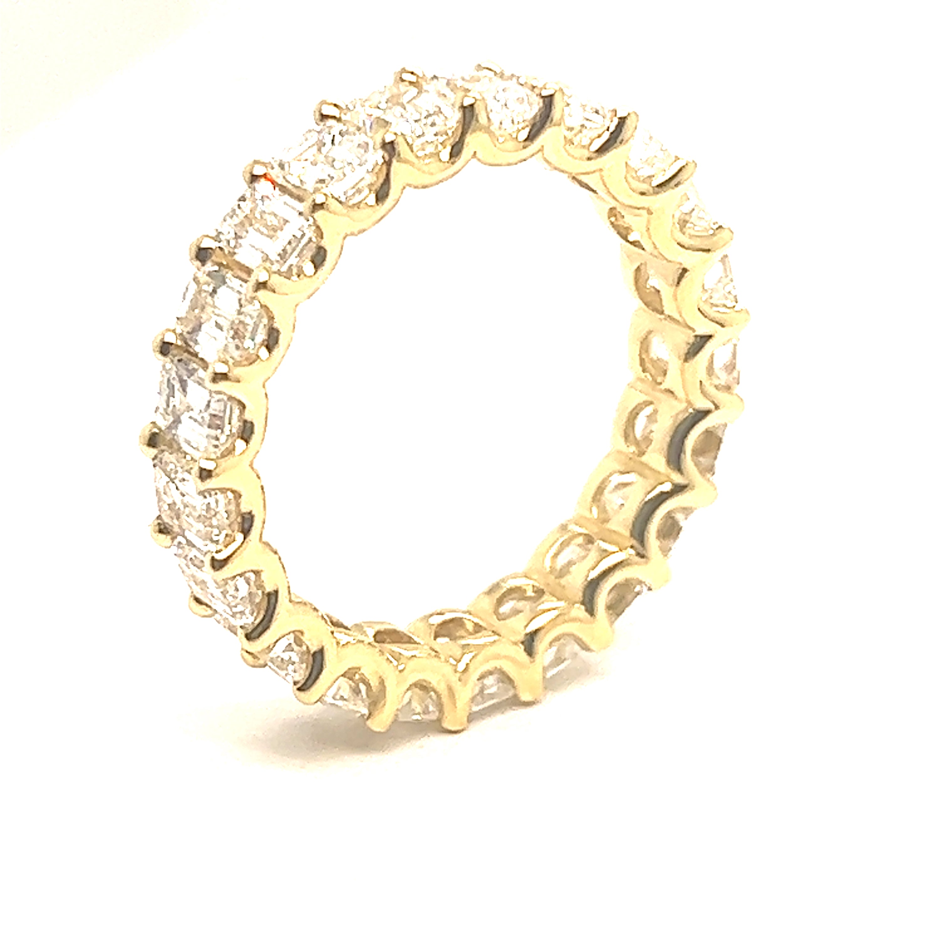 Emerald Cut Diamond Eternity Band