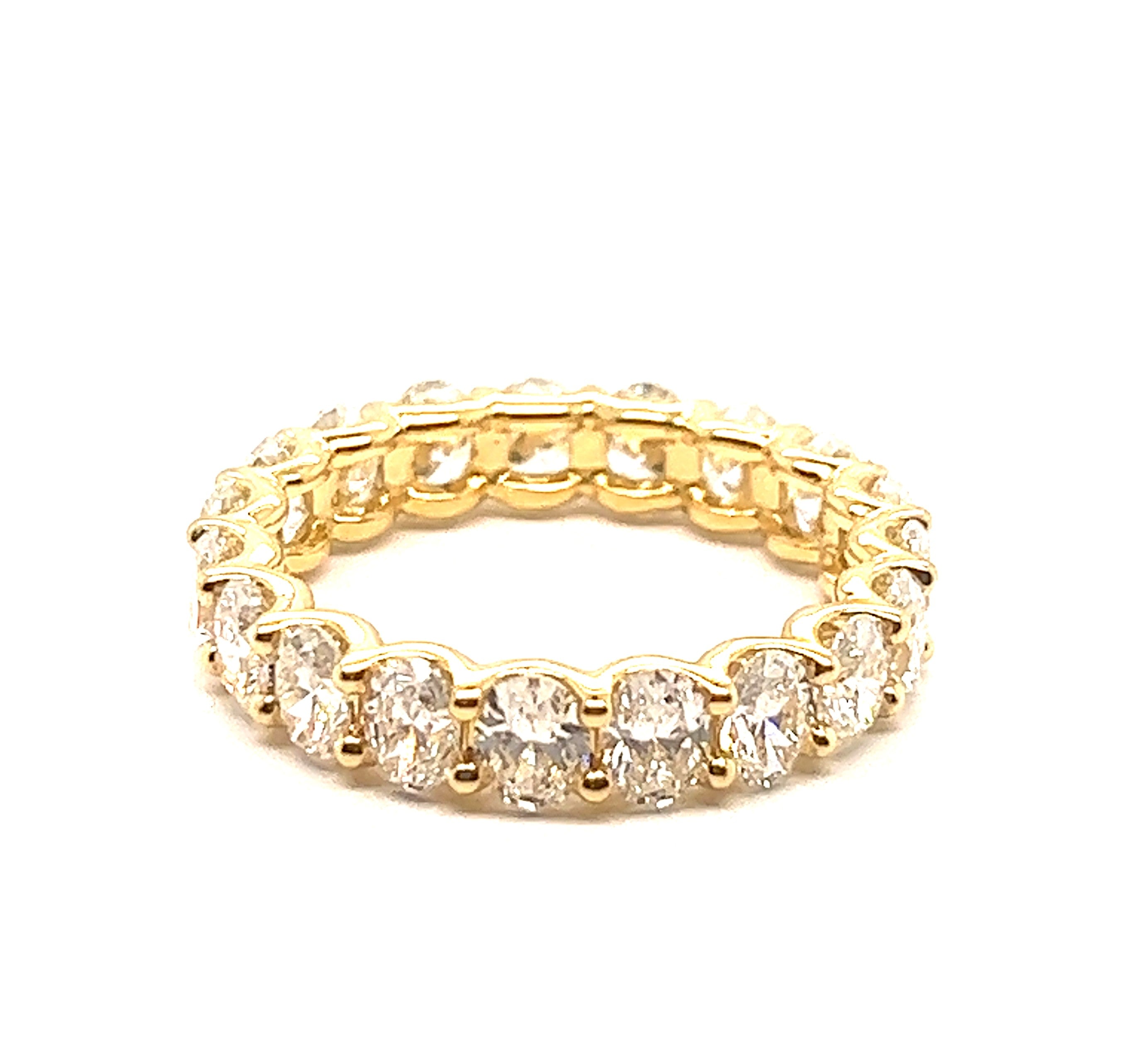 Oval Diamond Eternity Band