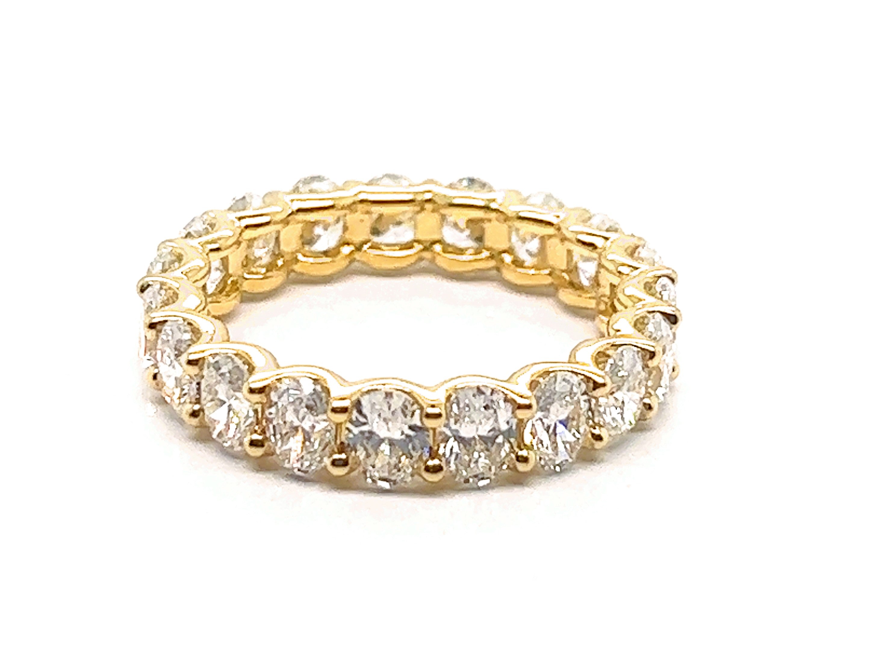 Oval Diamond Eternity Band