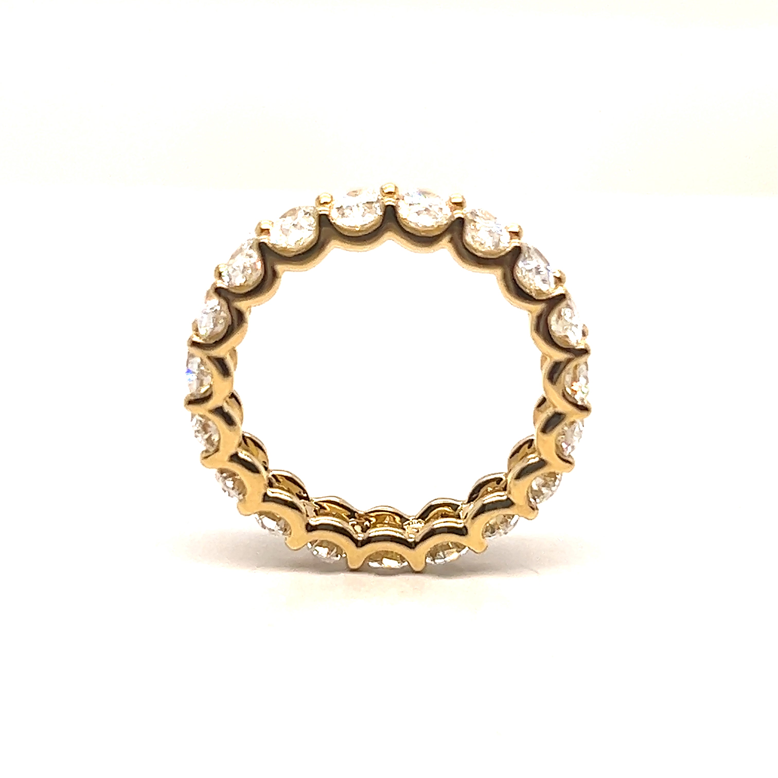 Oval Diamond Eternity Band