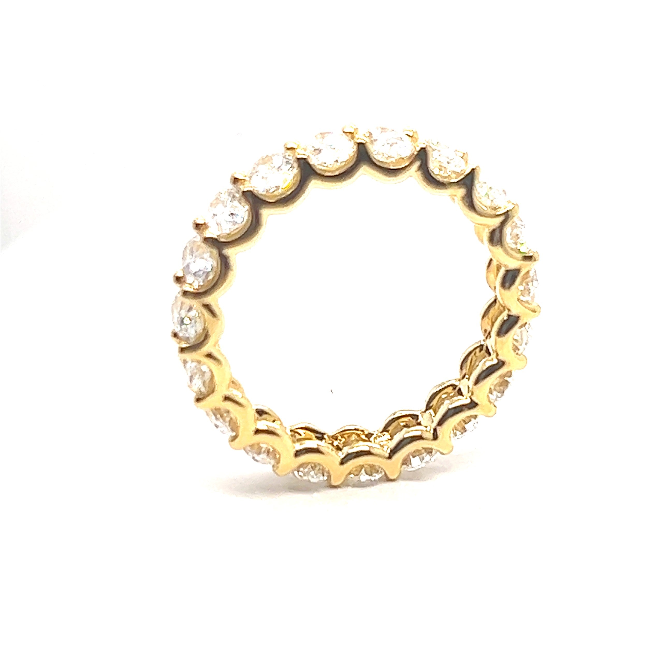 Oval Diamond Eternity Band
