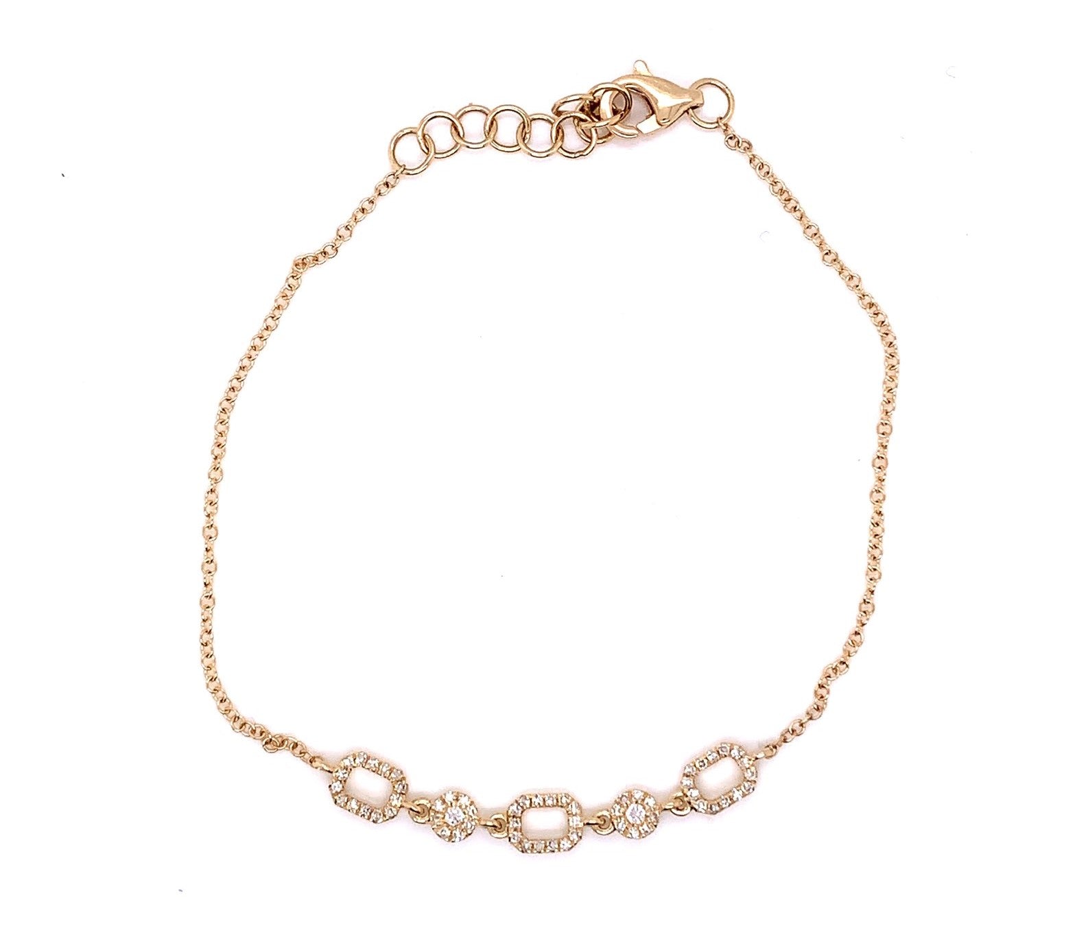 Diamond Geometric Bracelet