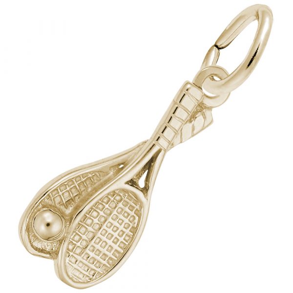 Rembrandt Charms Tennis Racquet Pair Charm