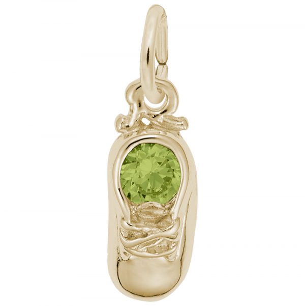 Rembrandt Charms August Baby Shoe Charm