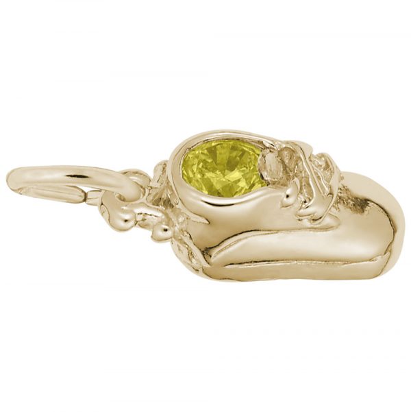 Rembrandt Charms November Baby Shoe Charm