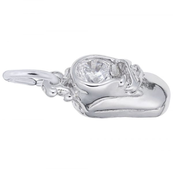 Rembrandt Charms April Baby Shoe Charm