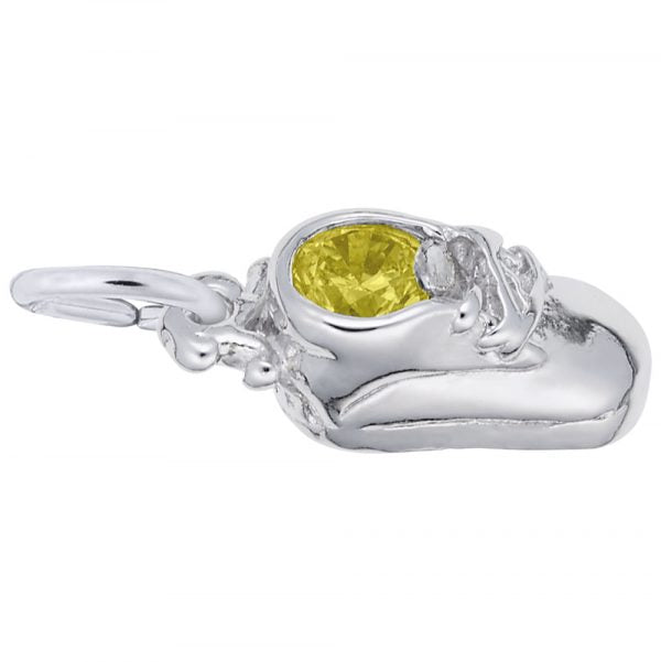 Rembrandt Charms November Baby Shoe Charm