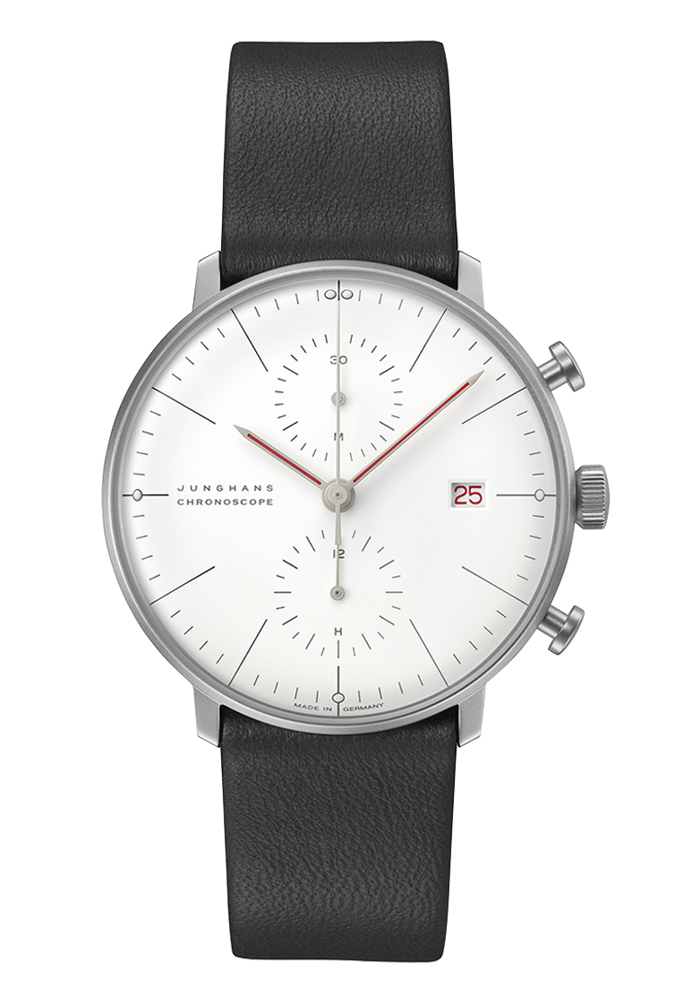 Junghans Men's 27/4303.02 Max Bill Chronoscope Bauhaus Watch