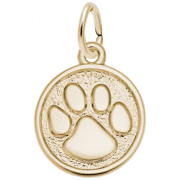 Rembrandt Charms Small Paw Print Charm