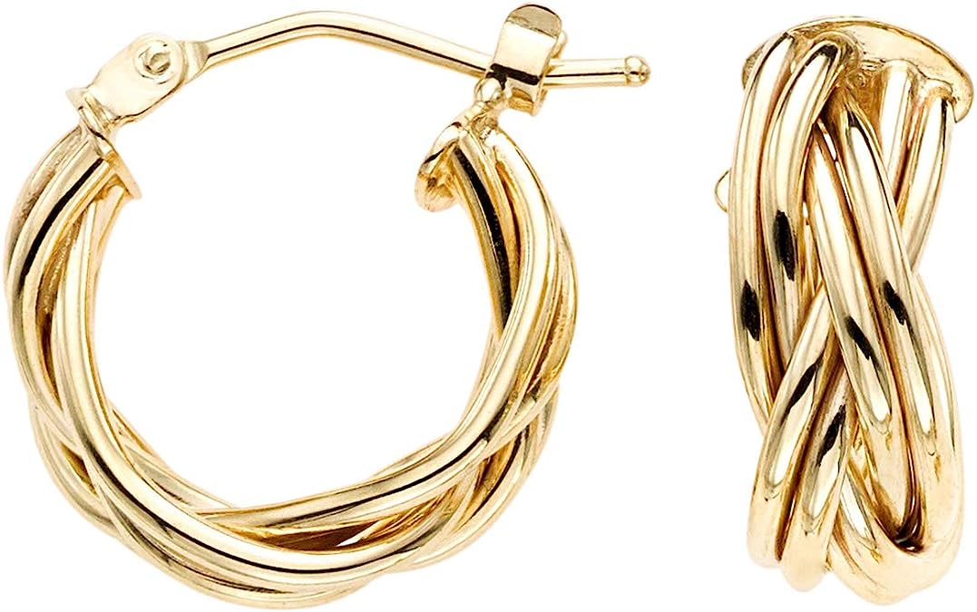 Braided Hoop Earrings