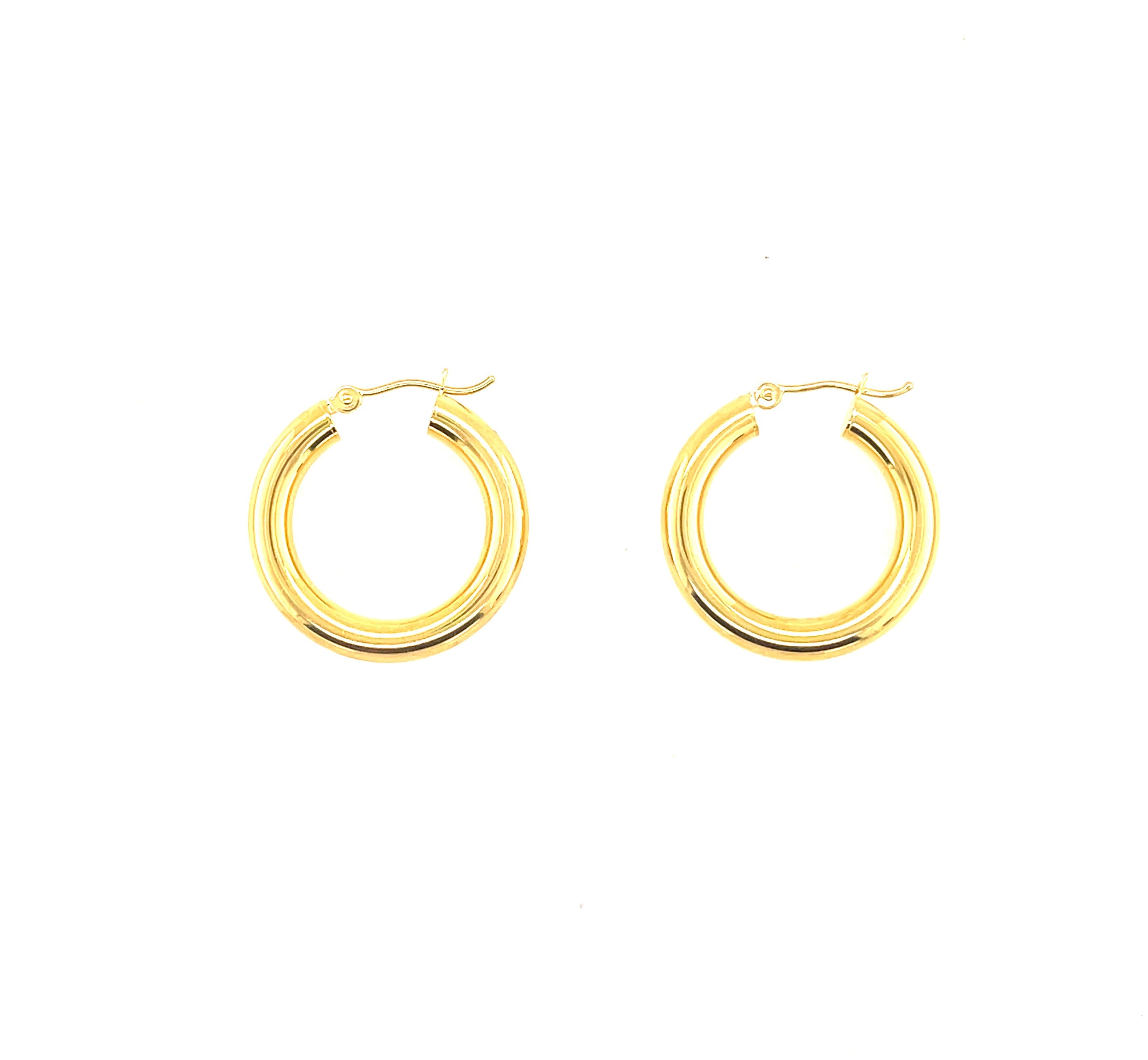 4MM Tube Hoop Earrings
