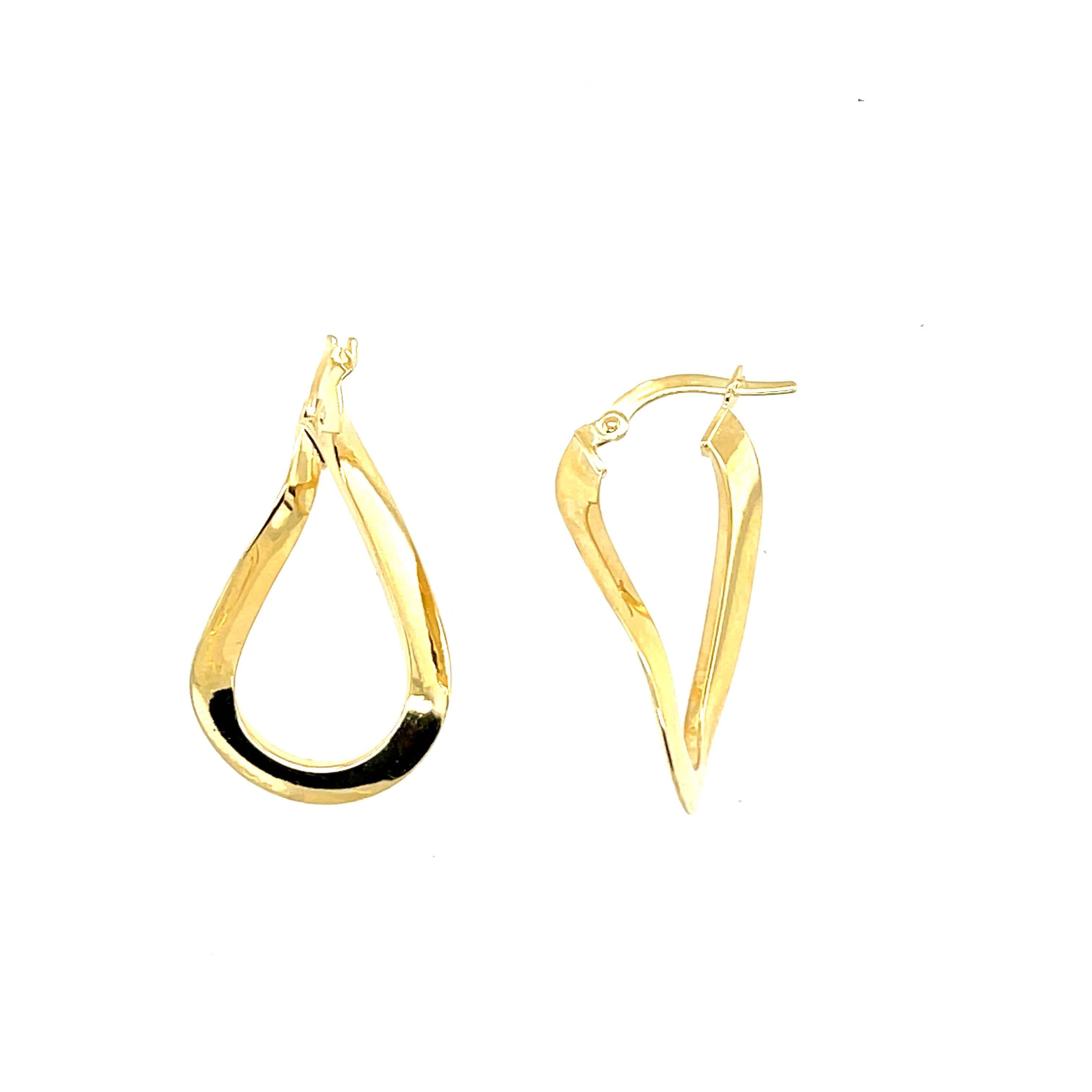Tear Drop Polished Earrings