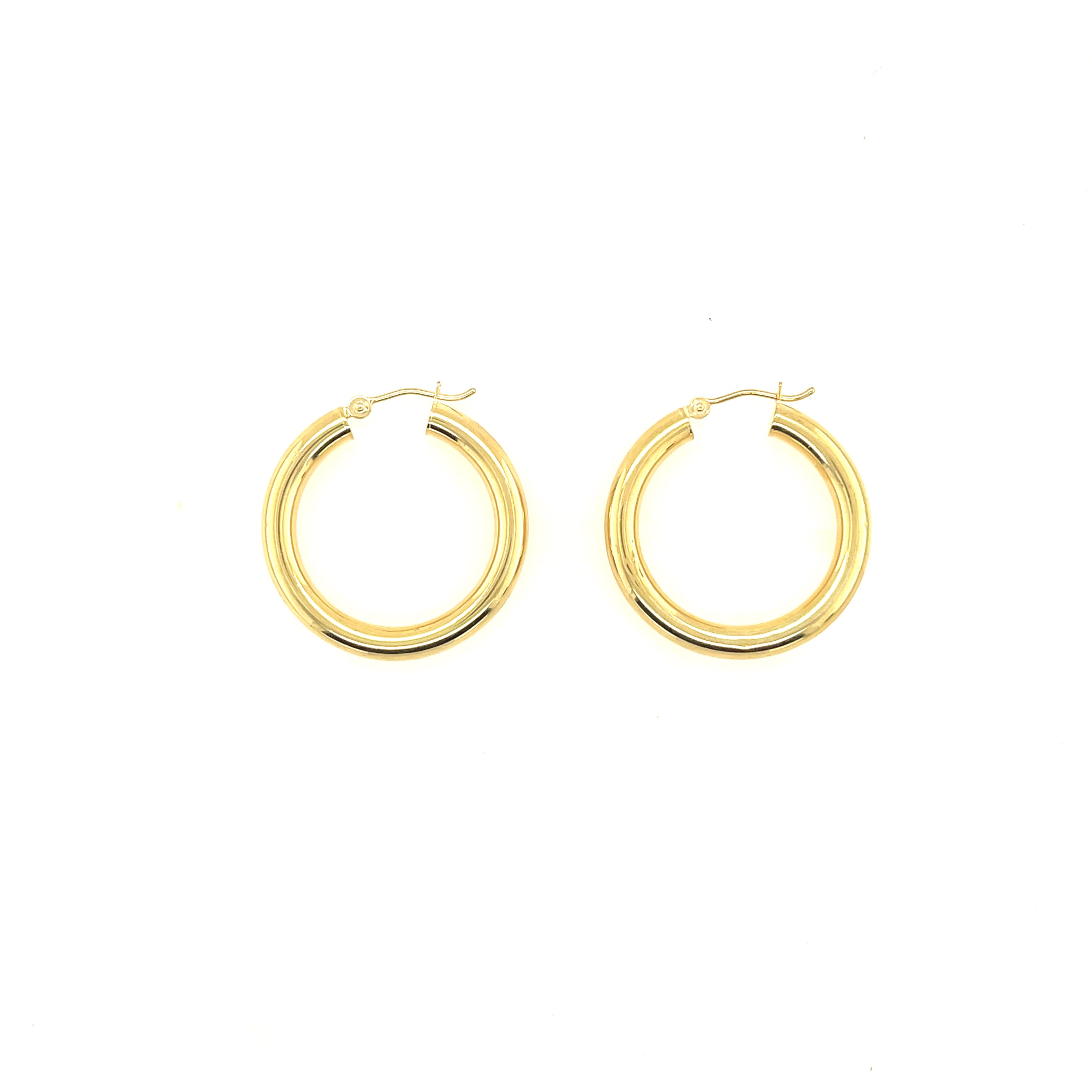 4MM Tube Hoop Earrings