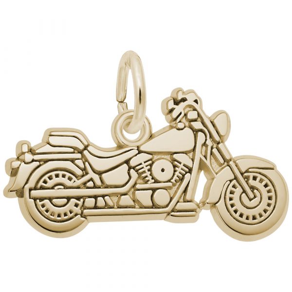 Rembrandt Charms Flat Motorcycle Charm