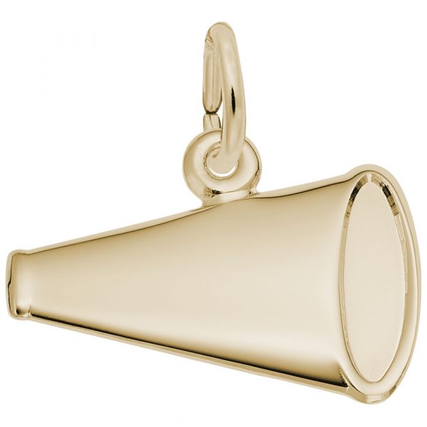 Rembrandt Charms Flat Megaphone Charm