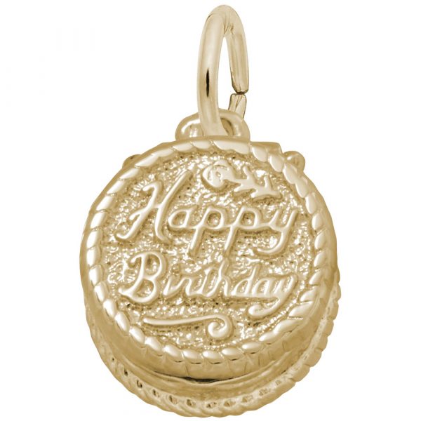 Rembrandt Charms Happy Birthday Cake Charm