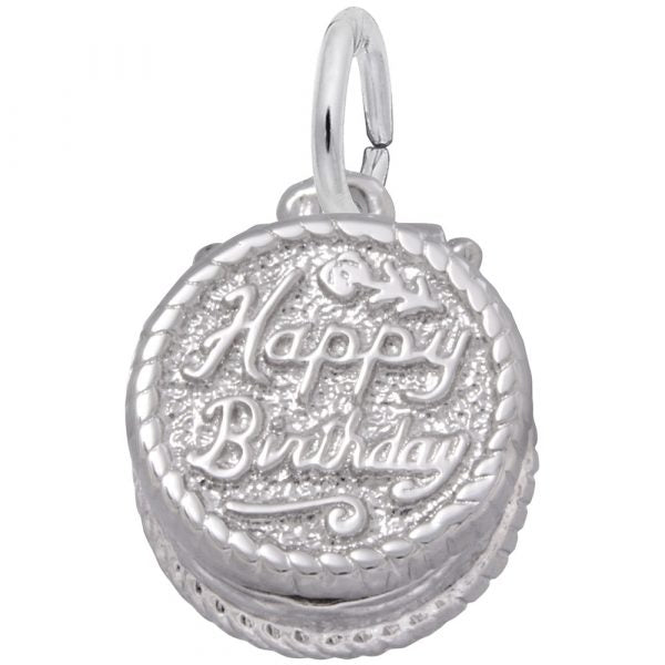 Rembrandt Charms Happy Birthday Cake Charm