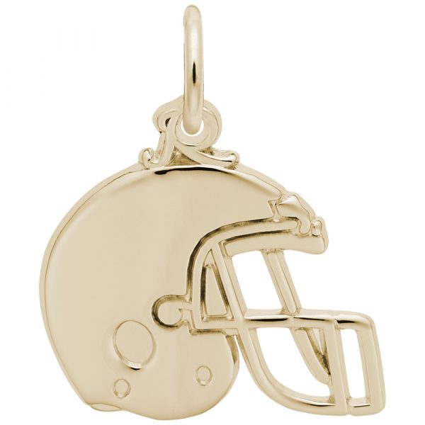 Rembrandt Charms Flat Football Helmet Charm