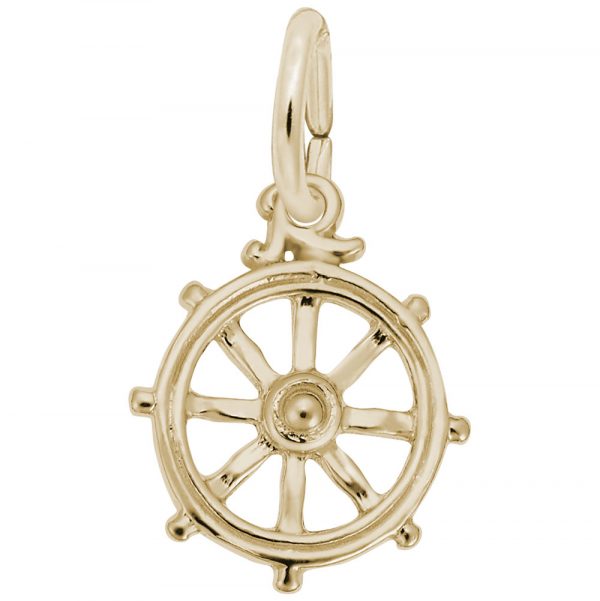 Rembrandt Charms Ships Wheel Charm