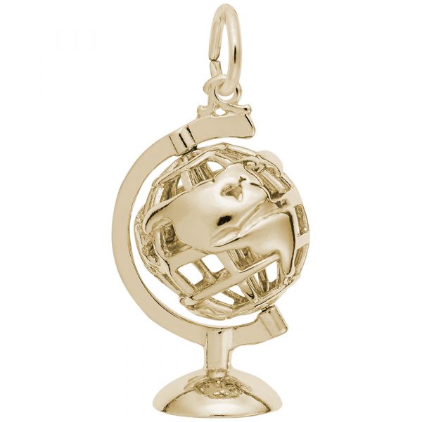 Rembrandt Charms Base Globe Charm