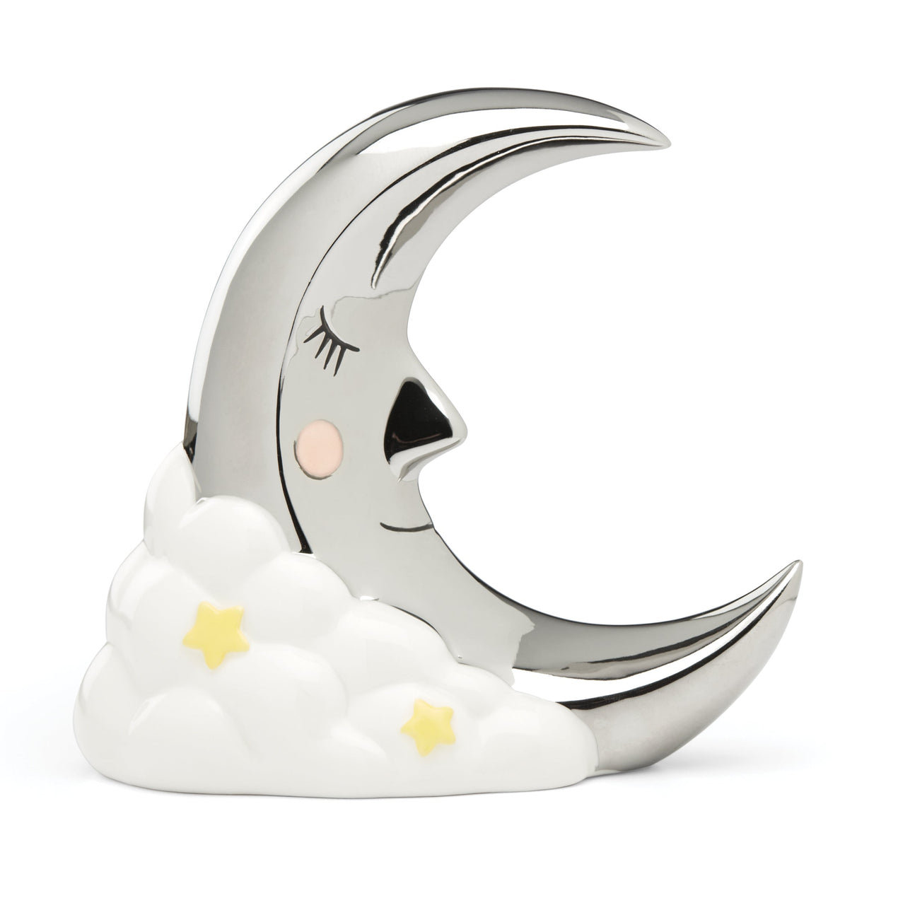 Reed & Barton Sweet Dreams Silverplated Moon Coin Bank - 894459