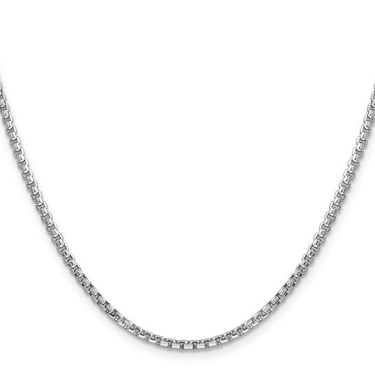 Round Box Link Chain, 2.5MM