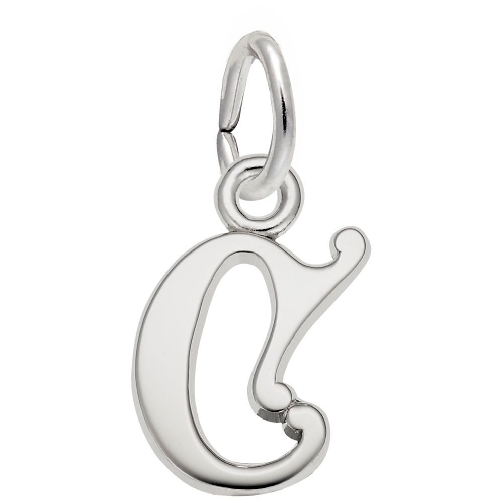 Rembrandt Charms Curly Initial Accent Charm