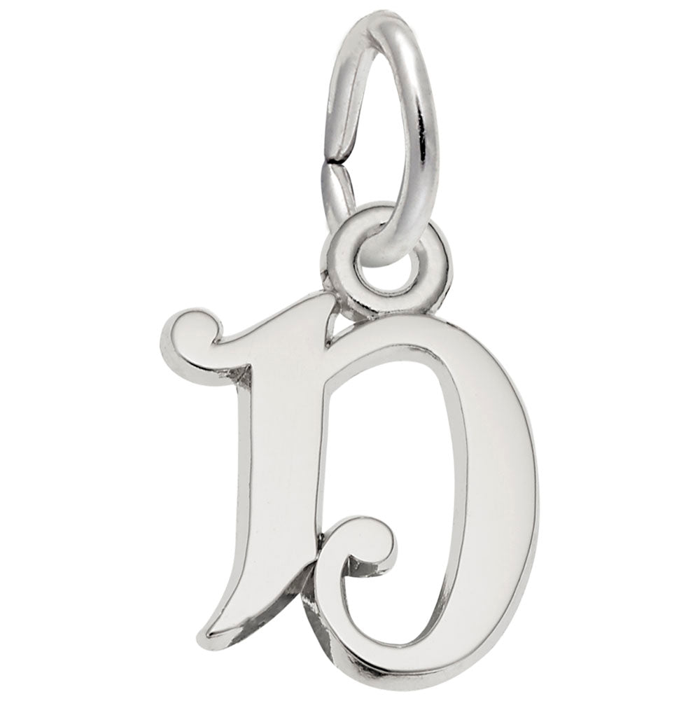 Rembrandt Charms Curly Initial Accent Charm