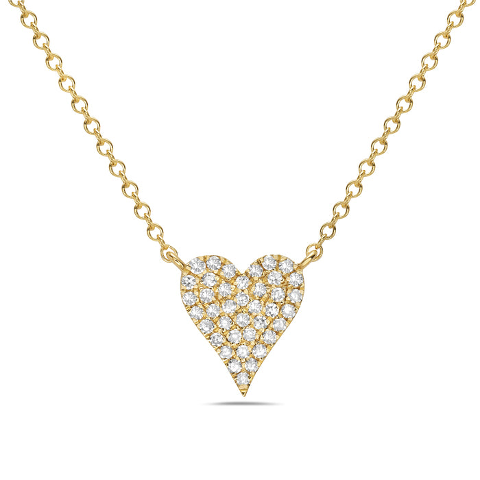 Diamond Heart Pendant Necklace
