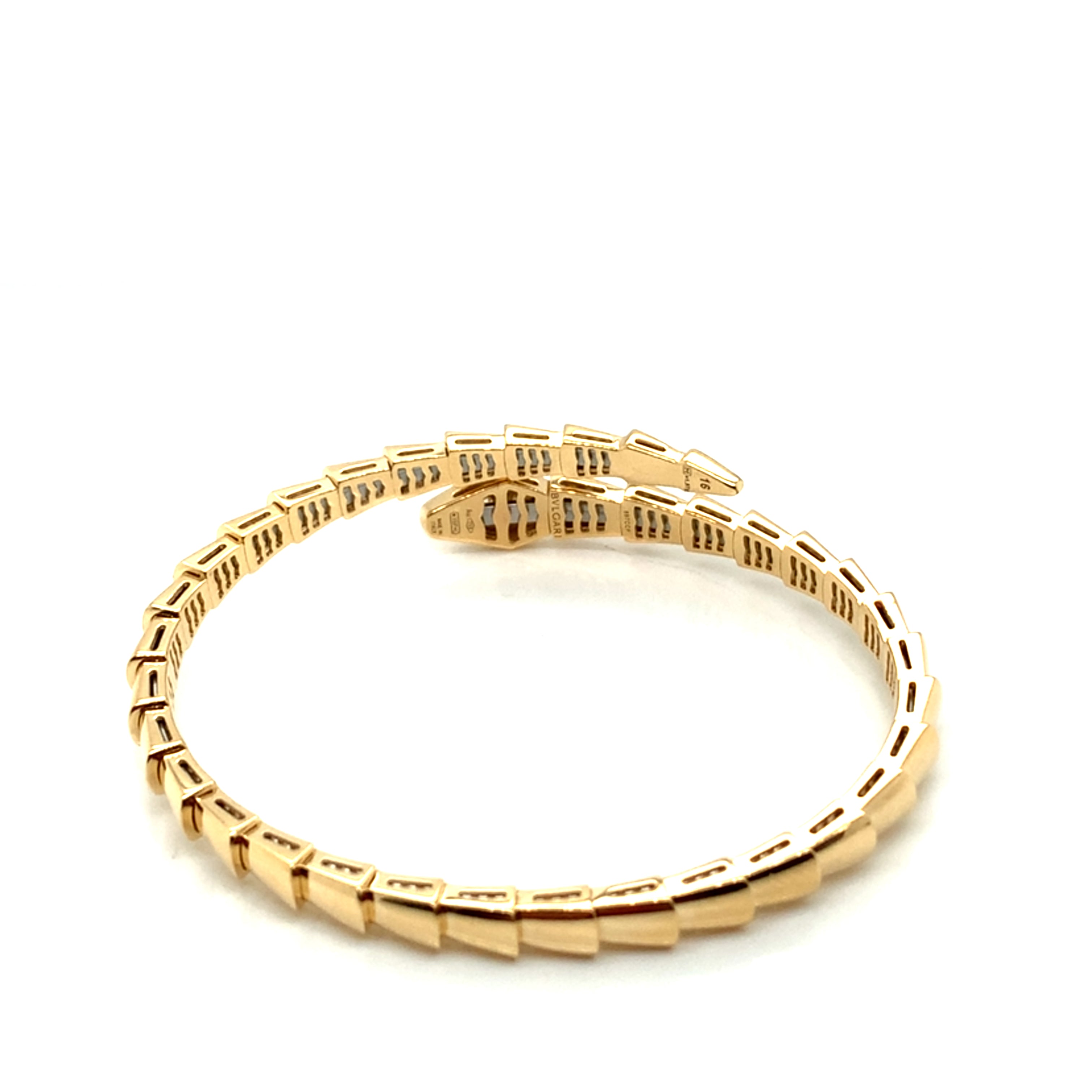 Diamond Snake Bangle Bracelet