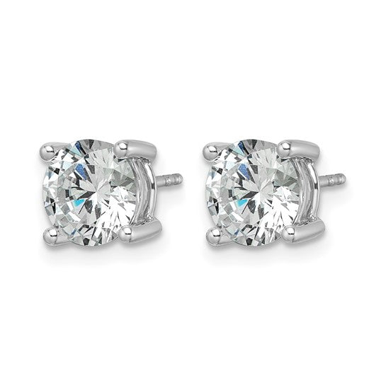 3.21 CTW Classic Diamond Stud Earrings