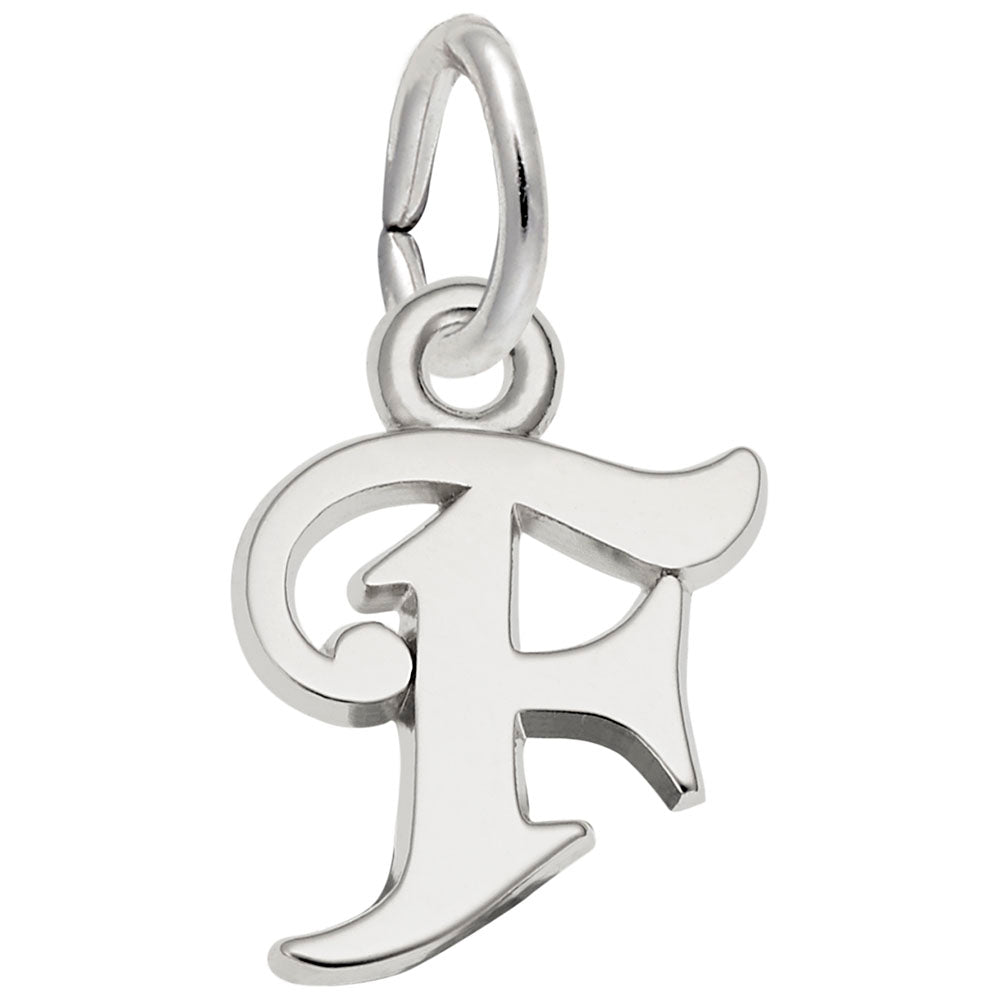 Rembrandt Charms Curly Initial Accent Charm