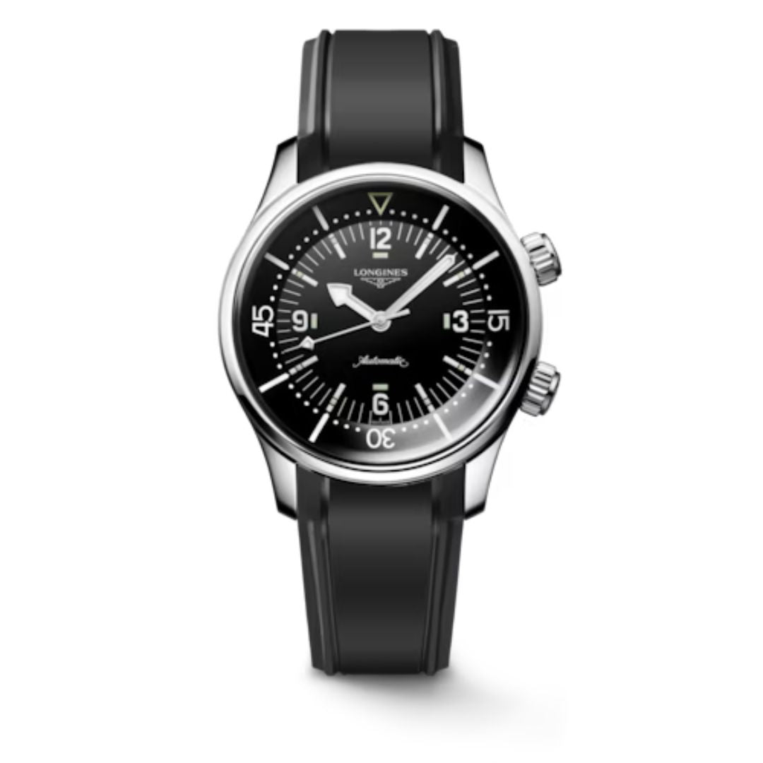 Longines Men's L37644509 Heritage Legend Diver Watch