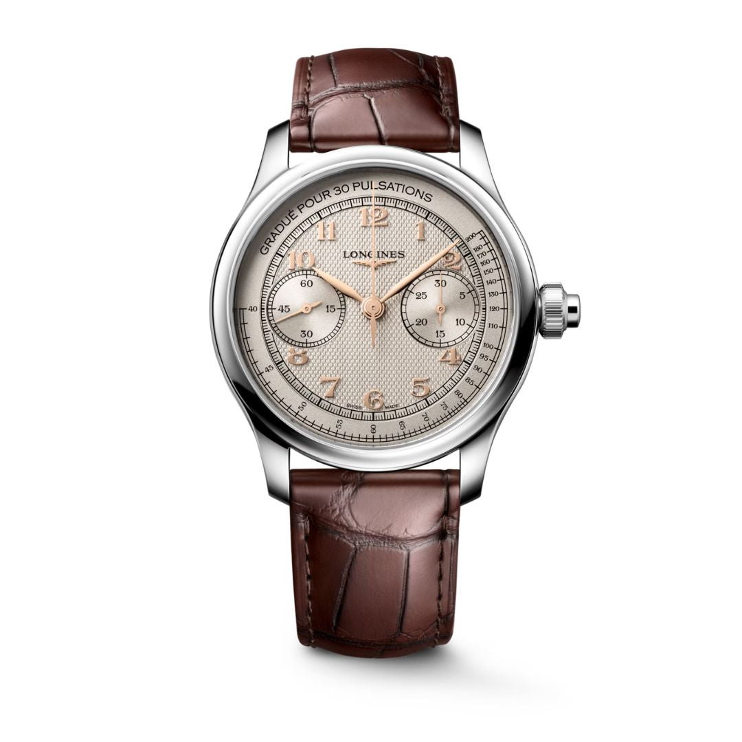 Longines Men's L29604782 Master Collection Chronograph Monopusher Watch