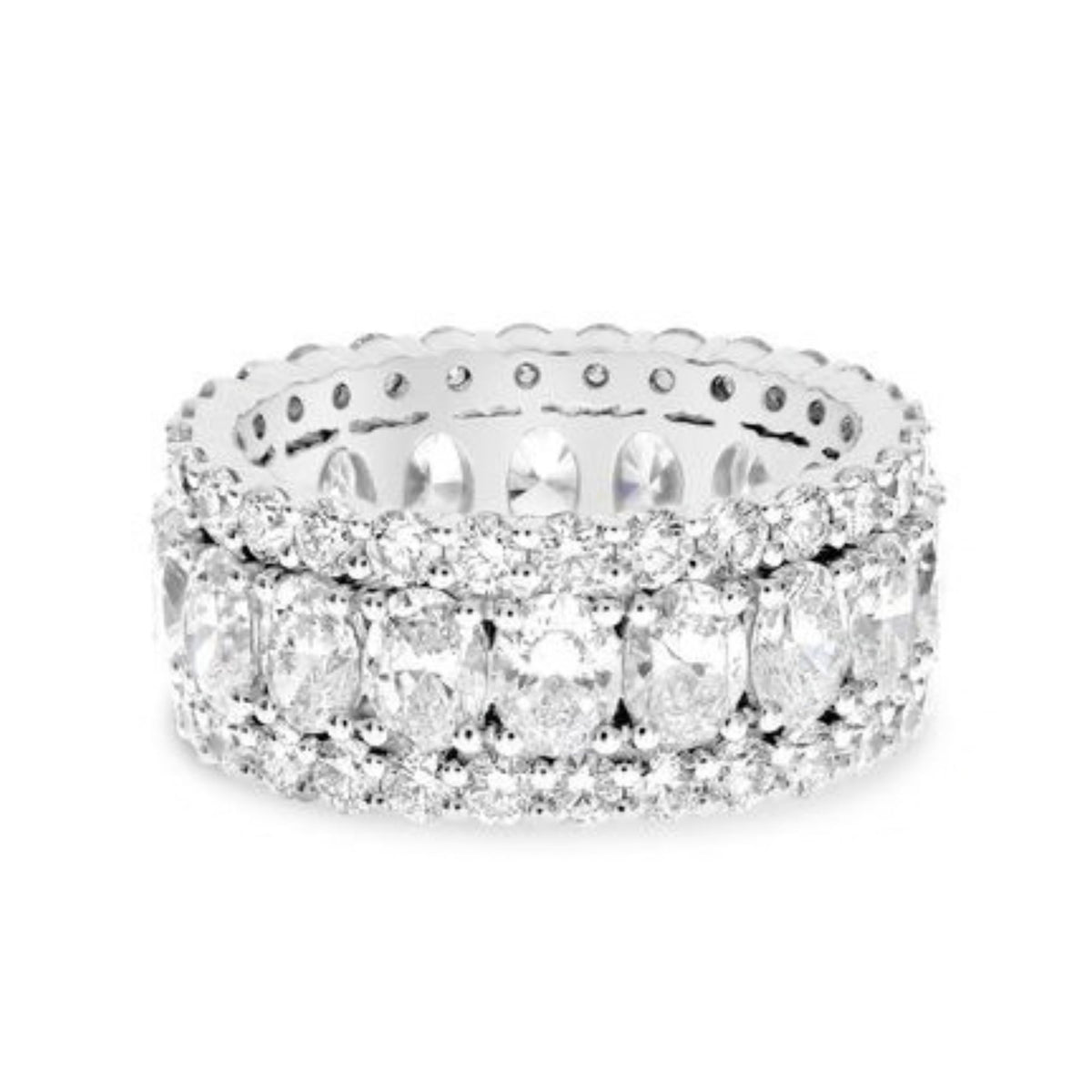 Multi-Row Diamond Eternity Band