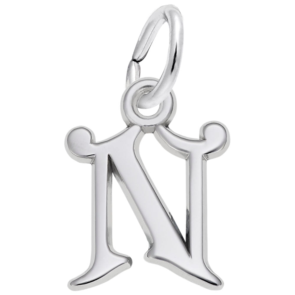 Rembrandt Charms Curly Initial Accent Charm
