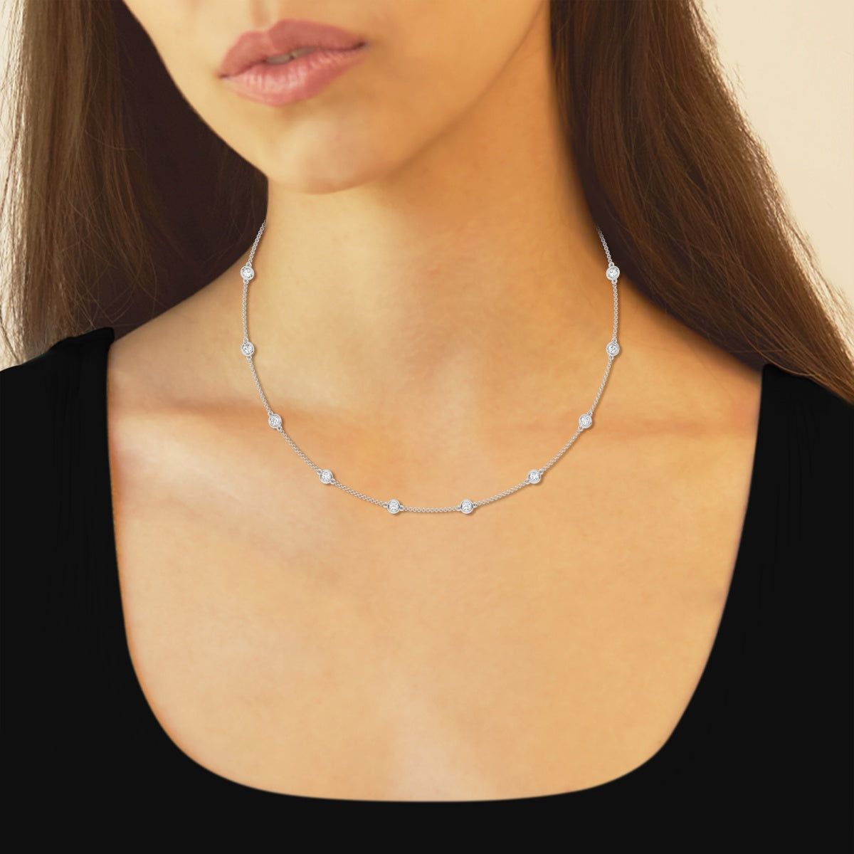 Diamond by the Yard Necklace