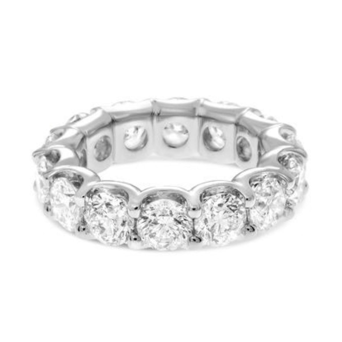 Round Diamond Eternity Band
