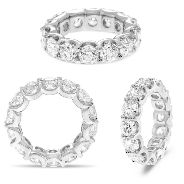 Round Diamond Eternity Band