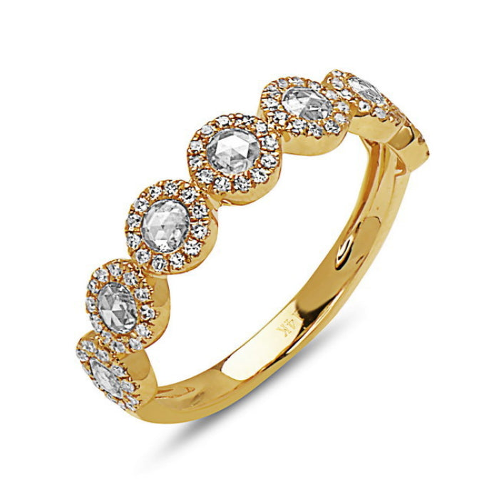 Round Diamond Halo Band