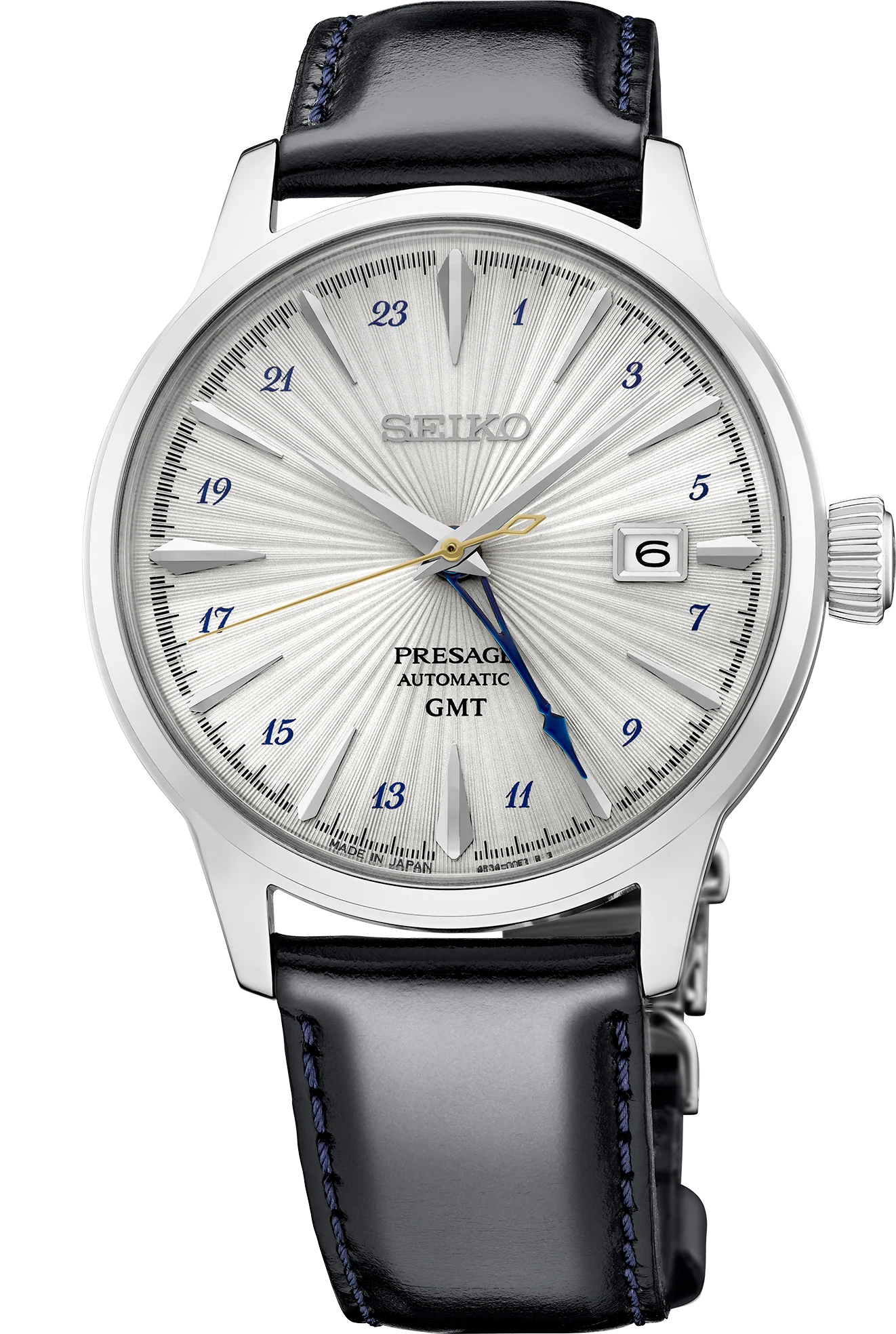 Seiko Men's SSK049 Presage Cocktail Time GMT Watch