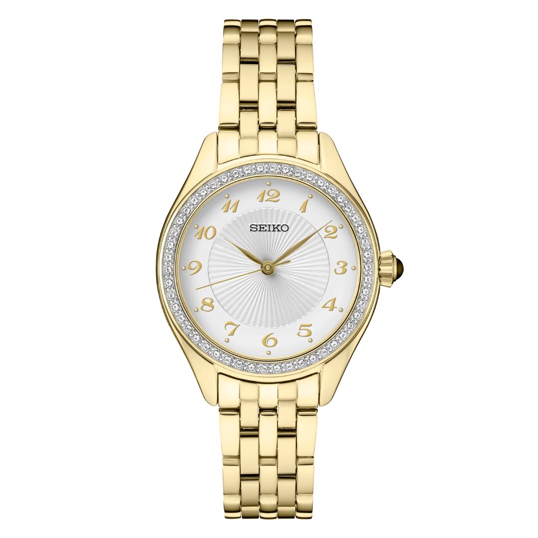 Seiko Ladies' SUR394 Crystal Watch