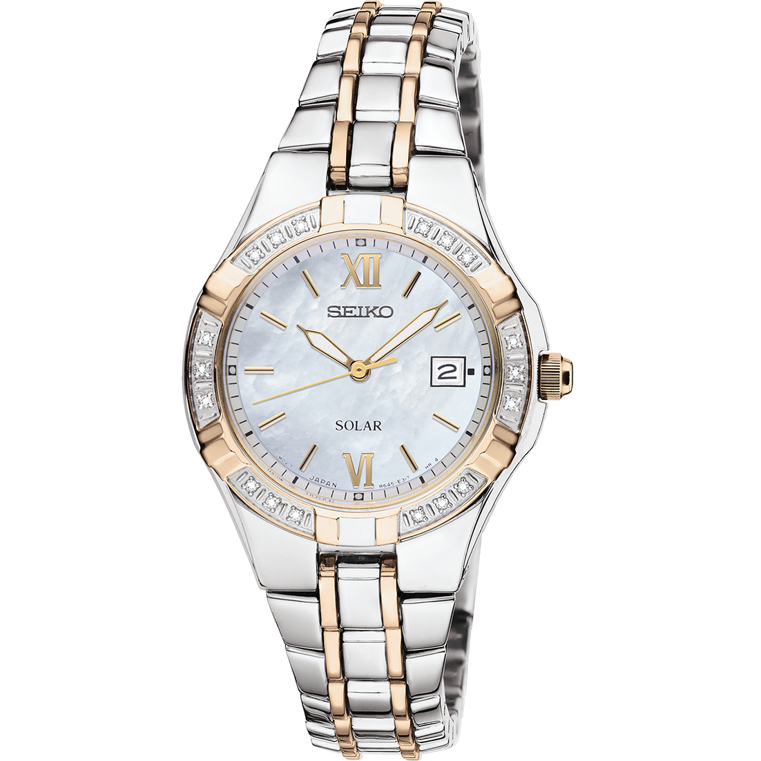 Seiko Ladies' SUT068 Diamond Solar Watch
