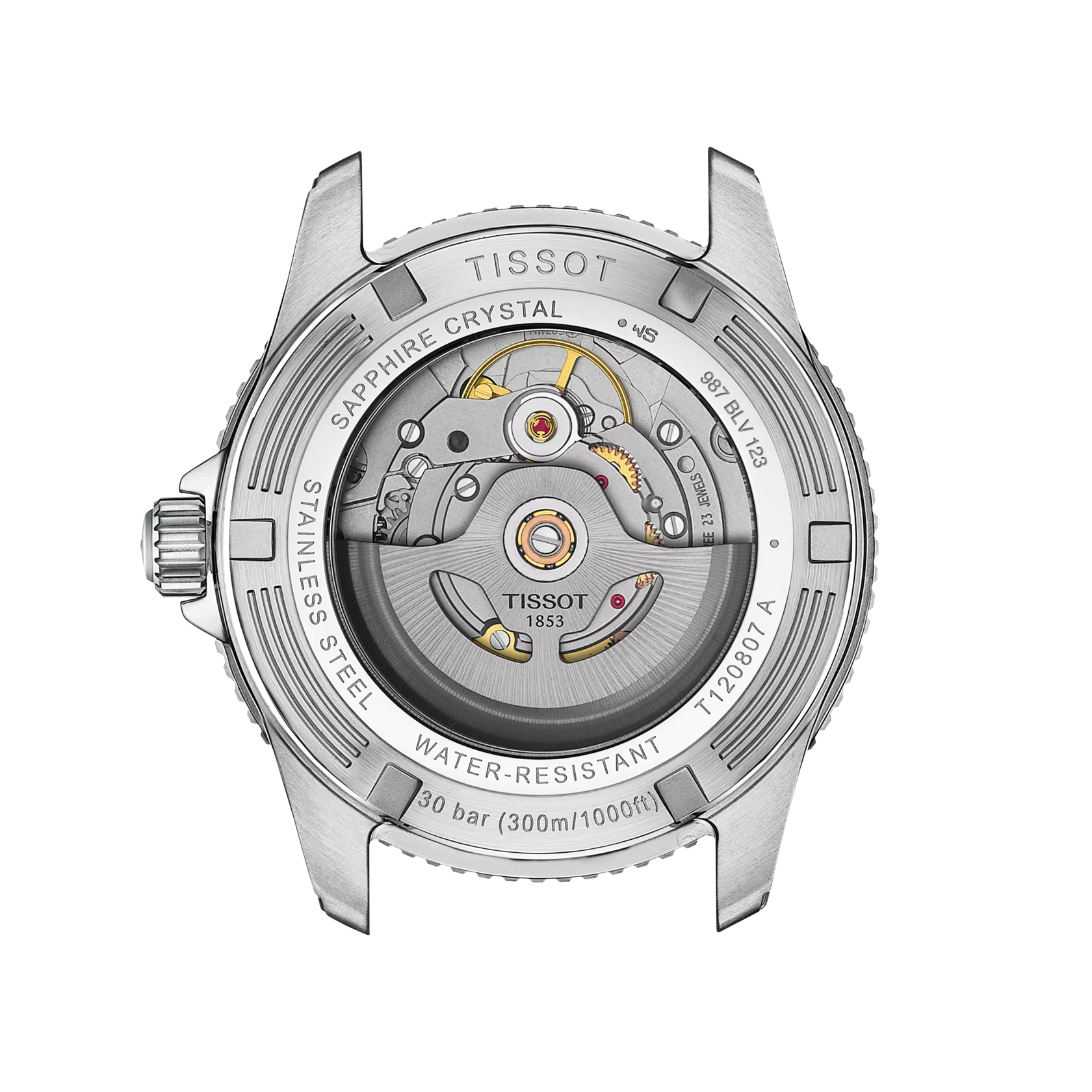 Tissot Men's T1208072205101 Seastar 1000 Powermatic 80 Watch