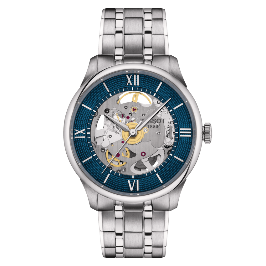 Tissot Men's T1398361104800 Chemin Des Tourelles Squelette Watch