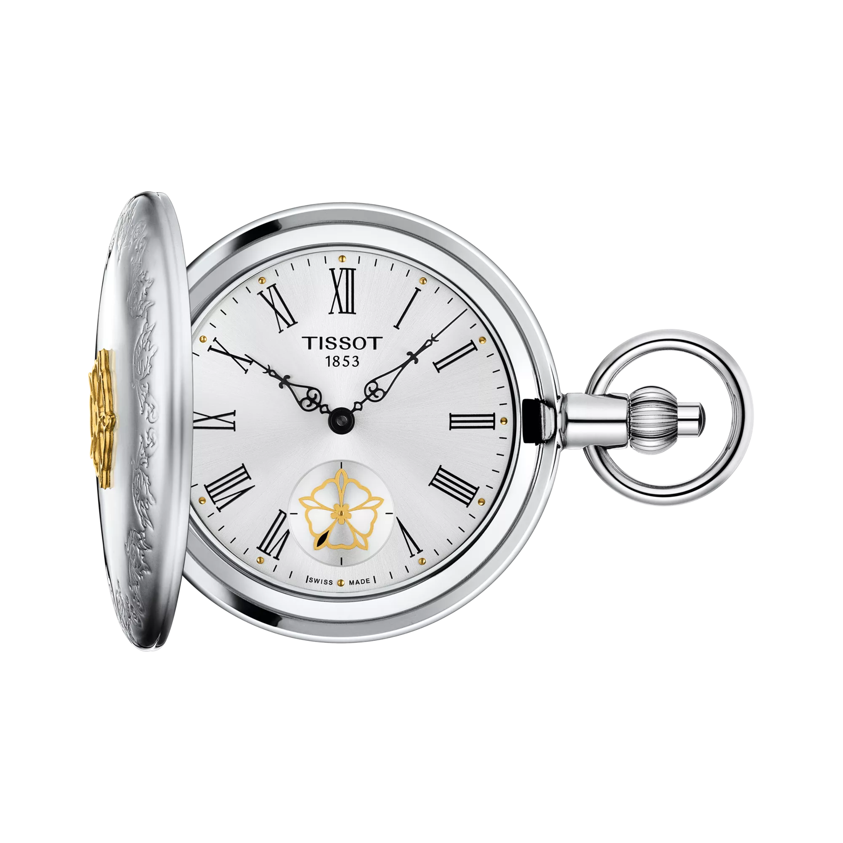 Tissot T8654059903801 Double Savonette Pocket Watch